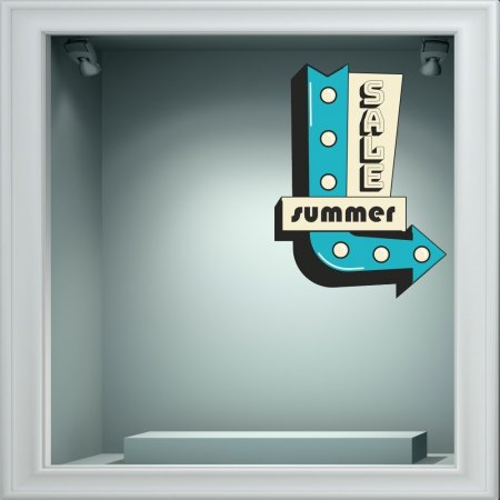 Αυτοκόλλητο εκπτώσεων - Summer sale 95