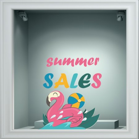 Αυτοκόλλητο εκπτώσεων - Summer sale 98