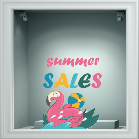 Αυτοκόλλητο εκπτώσεων - Summer sale 98