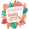 Sale sticker - Summer sale 83