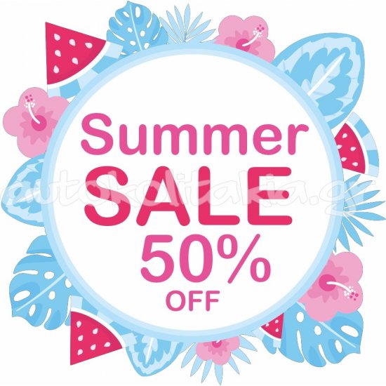 Αυτοκόλλητο εκπτώσεων - Summer sale 93