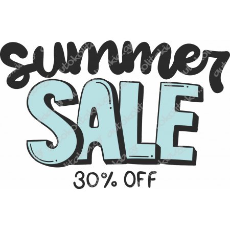 Αυτοκόλλητο εκπτώσεων - Summer sale 123 Αυτοκόλλητο εκπτώσεων - Summer sale 123