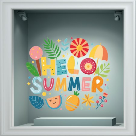 Αυτοκόλλητο εκπτώσεων - Summer sale 126