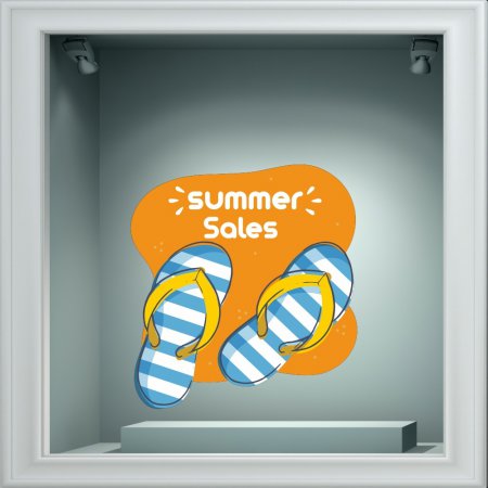 Αυτοκόλλητο εκπτώσεων - Summer sale 127