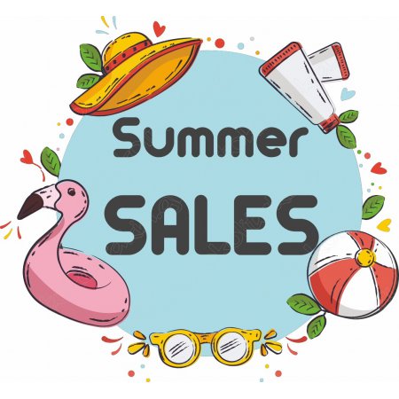 Αυτοκόλλητο εκπτώσεων - Summer sale 129 Αυτοκόλλητο εκπτώσεων - Summer sale 129