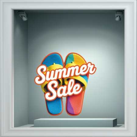Αυτοκόλλητο εκπτώσεων - Summer sale 131