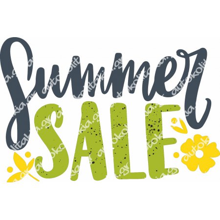 Αυτοκόλλητο εκπτώσεων - Summer sale 132