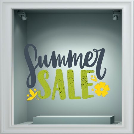 Αυτοκόλλητο εκπτώσεων - Summer sale 132