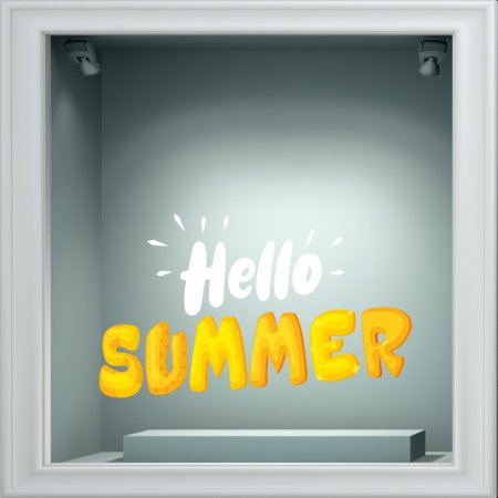 Αυτοκόλλητο εκπτώσεων - Summer sale 136