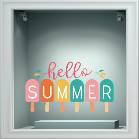 Αυτοκόλλητο εκπτώσεων - Summer sale 137