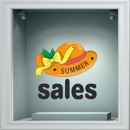 Αυτοκόλλητο εκπτώσεων - Summer sale 139