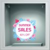 Αυτοκόλλητο εκπτώσεων - Summer sale 138 Αυτοκόλλητο εκπτώσεων - Summer sale 138