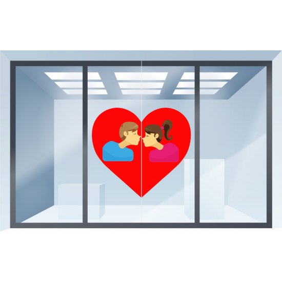 Αυτοκόλλητο Αγίου Βαλεντίνου - Αγίος Βαλεντίνος 91