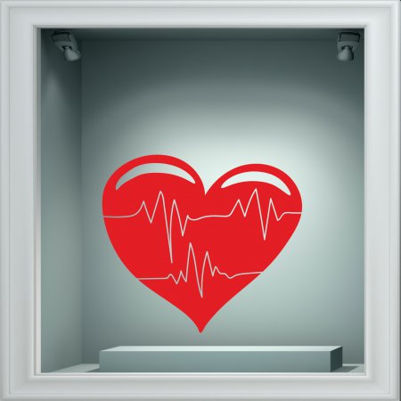 Αυτοκόλλητο Αγίου Βαλεντίνου - Καρδιά