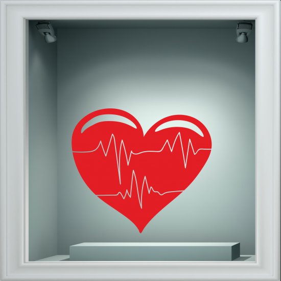 Αυτοκόλλητο Αγίου Βαλεντίνου - Καρδιά