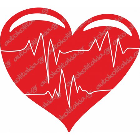 Αυτοκόλλητο Αγίου Βαλεντίνου - Καρδιά
