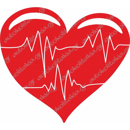 Αυτοκόλλητο Αγίου Βαλεντίνου - Καρδιά