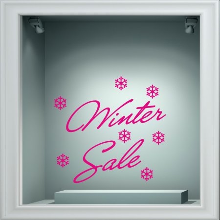 Αυτοκόλλητο χειμερινών εκπτώσεων - Χειμερινές Εκπτώσεις 56