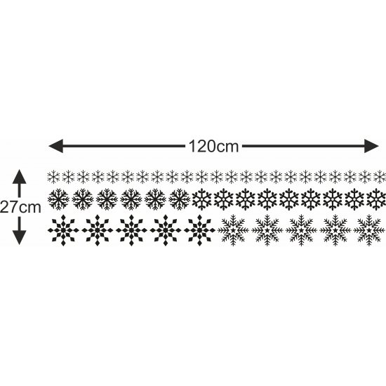 Αυτοκόλλητο βιτρίνας - Χιονονιφάδες σετ (48 τεμάχια) Αυτοκόλλητο βιτρίνας - Χιονονιφάδες σετ (48 τεμάχια)