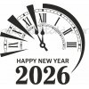 Αυτοκόλλητο βιτρίνας - Happy New Year 3 Αυτοκόλλητο βιτρίνας - Happy New Year 3