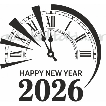 Αυτοκόλλητο βιτρίνας - Happy New Year 3