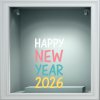 Αυτοκόλλητο βιτρίνας - Happy New Year 4 Αυτοκόλλητο βιτρίνας - Happy New Year 4