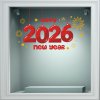 Αυτοκόλλητο βιτρίνας - Happy New Year 8 Αυτοκόλλητο βιτρίνας - Happy New Year 8