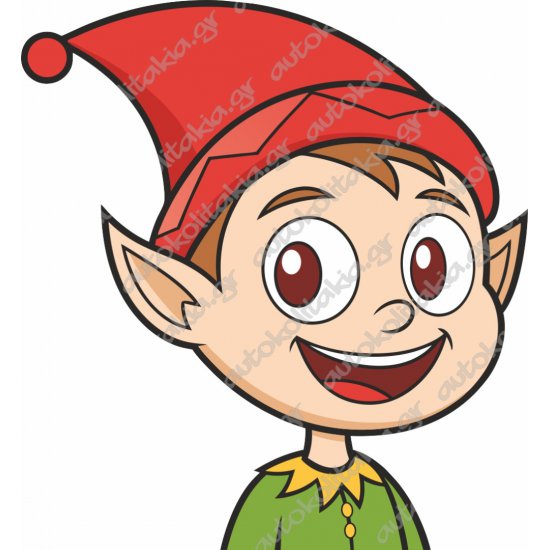 Αυτοκόλλητο βιτρίνας - Ξωτικό 3