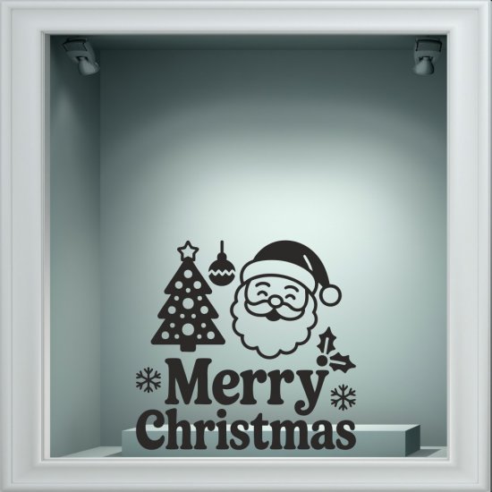 Αυτοκόλλητο βιτρίνας - Happy New Year 12 Αυτοκόλλητο βιτρίνας - Happy New Year 12