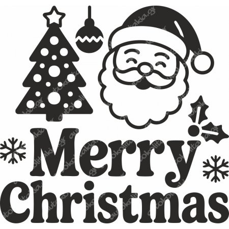 Αυτοκόλλητο βιτρίνας - Happy New Year 12