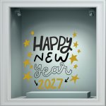 Shop Window Sticker - Happy New Year 24