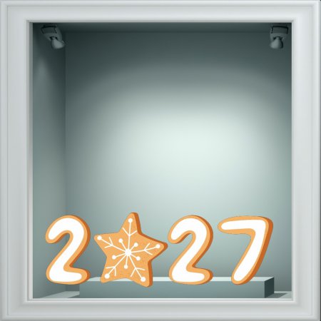 Χριστουγεννιάτικο Αυτοκόλλητο - Happy New Year 26 Χριστουγεννιάτικο Αυτοκόλλητο - Happy New Year 26