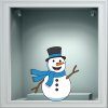 Shop Window Sticker - Snowman 33 Shop Window Sticker - Snowman 33