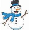 Shop Window Sticker - Snowman 33 Shop Window Sticker - Snowman 33