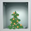 Shop Window Sticker - Christmas Tree 34 Shop Window Sticker - Christmas Tree 34