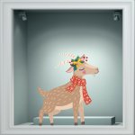 Window sticker - Reindeer