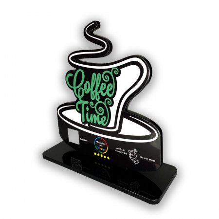 Nfc Tap Or scan QR Code επιτραπέζιo σταντ αξιολογήσεων Google Nfc Tap Or scan QR Code επιτραπέζιo σταντ αξιολογήσεων Google