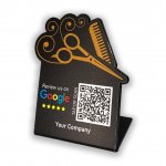 Nfc Tap Or scan QR Code επιτραπέζιo σταντ αξιολογήσεων Google - Κομμωτήριο
