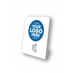 Nfc Tap Or scan QR Code επιτραπέζιo σταντ αξιολογήσεων με to logo σας