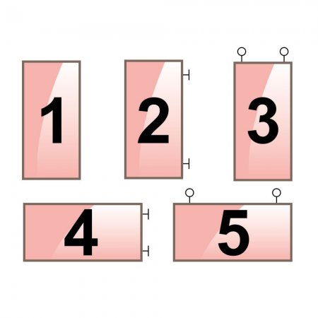 Φωτεινή Πινακίδα Ορθογώνια