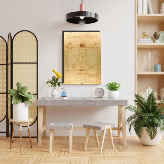 Πίνακας - Αντίγραφο - Vitruvian Man - Leonardo da Vinci