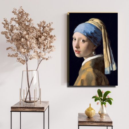 Πίνακας - Αντίγραφο - Girl with a Pearl Earring - Johannes Vermeer
