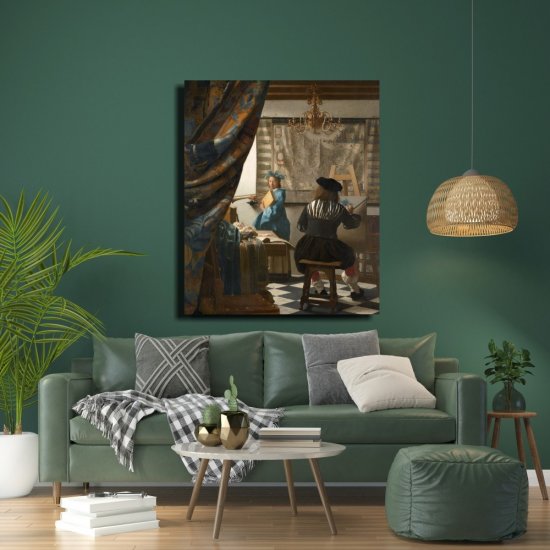 Πίνακας - Αντίγραφο - The Art of Painting - Johannes Vermeer Πίνακας - Αντίγραφο - The Art of Painting - Johannes Vermeer