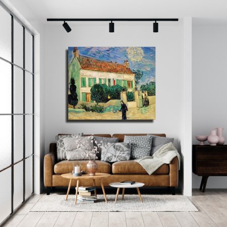 Πίνακας - Αντίγραφο - White House at Night - Vincent van Gogh