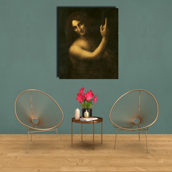 Πίνακας - Αντίγραφο - St. John the Baptist - Leonardo da Vinci Πίνακας - Αντίγραφο - St. John the Baptist - Leonardo da Vinci