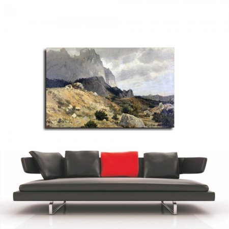 Πίνακας - Αντίγραφο - The Rocky Landscape - Ivan Shishkin
