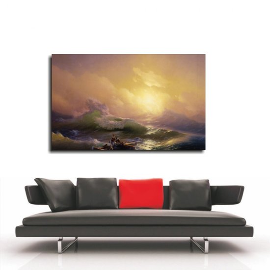 Πίνακας - Αντίγραφο - The Ninth Wave - Ivan Aivazovsky Πίνακας - Αντίγραφο - The Ninth Wave - Ivan Aivazovsky