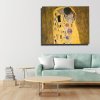 Πίνακας - Αντίγραφο - Τυπωμένο Σε Καμβά - The Kiss (Lovers) - Gustav Klimt