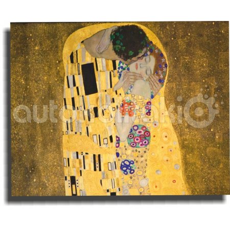 Πίνακας - Αντίγραφο - Τυπωμένο Σε Καμβά - The Kiss (Lovers) - Gustav Klimt Πίνακας - Αντίγραφο - Τυπωμένο Σε Καμβά - The Kiss (Lovers) - Gustav Klimt