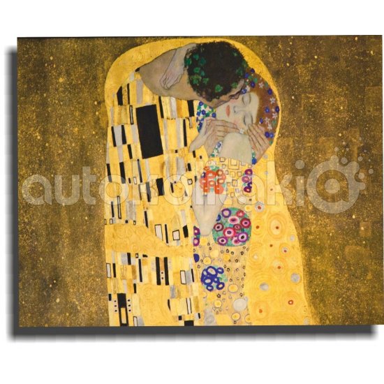 Πίνακας - Αντίγραφο - Τυπωμένο Σε Καμβά - The Kiss (Lovers) - Gustav Klimt